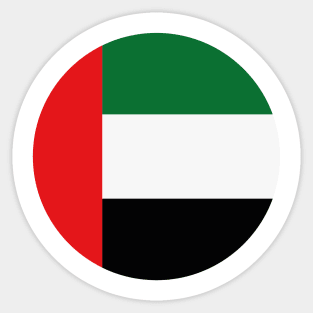 Wear Your Emirati Pride: Striking Flag Pin with UAE Colors Sticker